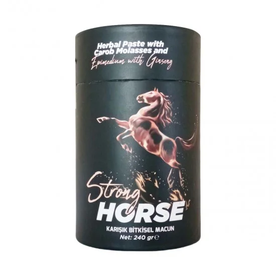 Strong Horse Paste Show your power Sexual Frenzy mixture Of Epimedium Ginseng And Carob Tonic and Stimulate sexual Desire 240 g